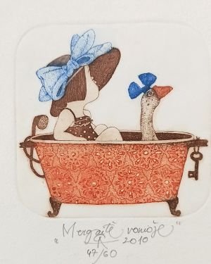 Gražvyda Andrijauskaitė “Mergaitė vonioje”