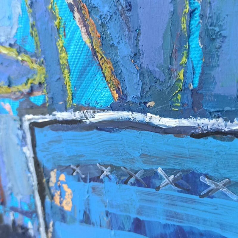 Natalia Yanekina "Mėlynos gėlės" - Image 2