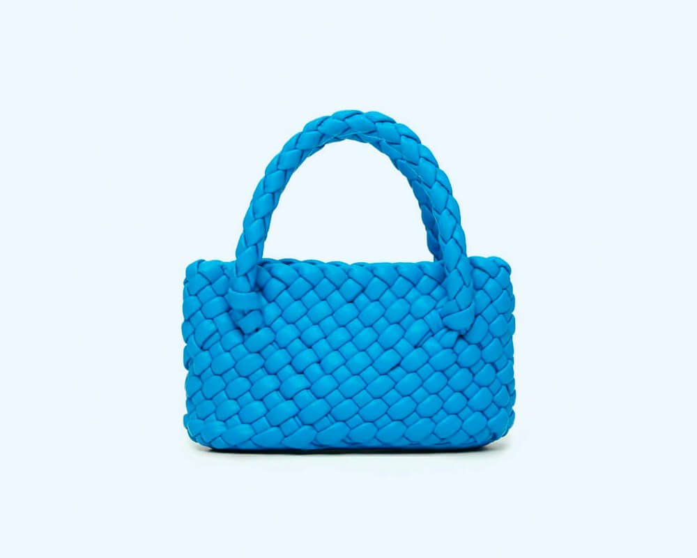 Blue braided textured bag (Demo)