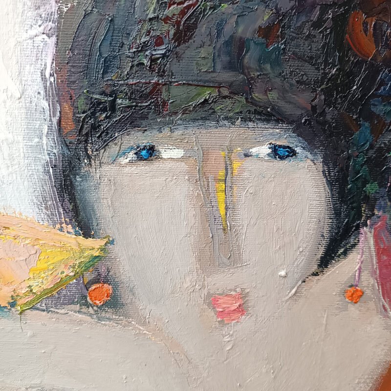 Natalia Yanekina "Raudona suknelė" - Image 4