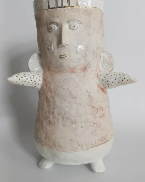 Aldona Barščiauskaitė porcelianinė vaza (Angelas)
