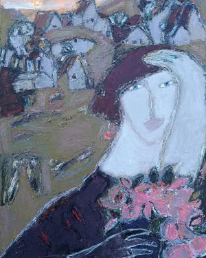 Natalia Yanekina paveikslas “Vakarop”. Tapyba, aliejus, drobė